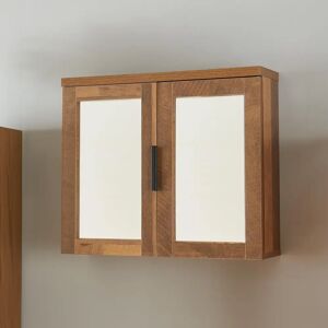 en.casa Armario de Pared Namsskogan - Nogal - 50x60x15cm en.casa Armario de Pared Namsskogan - Nogal - 50x60x15cm