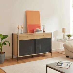en.casa Tysnes Mueble de TV - Efecto Roble/Negro - Moderno y Elegante en.casa Tysnes Mueble de TV - Efecto Roble/Negro - Moderno y Elegante