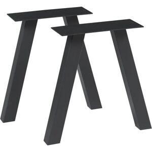 Patas de mesa en forma de V de acero EN.CASA - 42x40cm Patas de mesa en forma de V de acero EN.CASA - 42x40cm