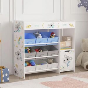 en.casa Estantería infantil Søndreland 80x90x30 cm - Motivo de koala en.casa Estantería infantil Søndreland 80x90x30 cm - Motivo de koala