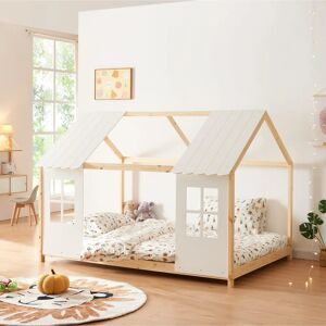 Cama infantil TOSTEDT en forma de casita - Blanco - Muebles para habitación infantil Cama infantil TOSTEDT en forma de casita - Blanco - Muebles para habitación infantil