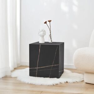 en.casa Ellelu Mesa Auxiliar Cubo - 45x40x40 cm - Diseño Moderno en.casa Ellelu Mesa Auxiliar Cubo - 45x40x40 cm - Diseño Moderno