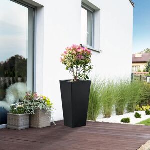 Casa.pro - Modelo Vaargel - Jardinera moderna para exterior - Negro Casa.pro - Modelo Vaargel - Jardinera moderna para exterior - Negro