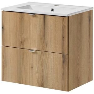 Mueble de baño Newport 60x57x39cm Efecto roble Mueble de baño Newport 60x57x39cm Efecto roble
