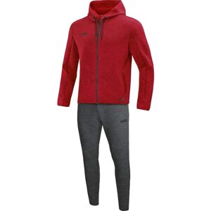 Jako - Tracksuit met capuchon Premium - Joggingpak met capuchon Premium Basics - Rood Jako - Tracksuit met capuchon Premium - Joggingpak met capuchon Premium Basics - Rood
