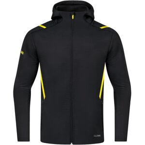 JAKO Herren Freizeitjacke Challenge mit Kapuze - Schwarz - S JAKO Herren Freizeitjacke Challenge mit Kapuze - Schwarz - S