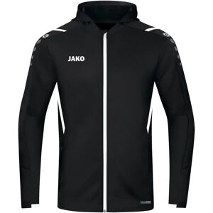 JAKO Challenge Hoodie - Unisex - Zwart/Wit - Maat 140 JAKO Challenge Hoodie - Unisex - Zwart/Wit - Maat 140