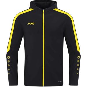 JAKO Power Kinder Kapuzenjacke - Schwarz/Gelb - 152 JAKO Power Kinder Kapuzenjacke - Schwarz/Gelb - 152