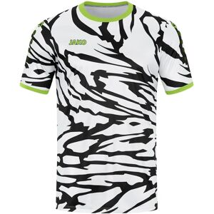 JAKO Camiseta Deportiva Animal Unisex - Blanco/Negro/Verde Neón - 152 JAKO Camiseta Deportiva Animal Unisex - Blanco/Negro/Verde Neón - 152