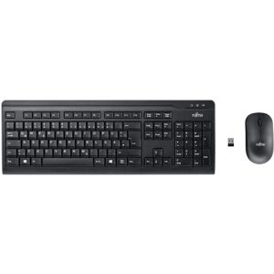 Ensemble clavier et souris sans fil Fujitsu LX410 - Disposition US - Publicité Ensemble clavier et souris sans fil Fujitsu LX410 - Disposition US - Publicité