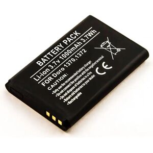 Doro 2404 Kompatibler Akku - 3,7V 3,7mAh - Schwarz Doro 2404 Kompatibler Akku - 3,7V 3,7mAh - Schwarz