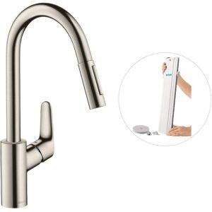 Hansgrohe Focus 240 with sBox stainless steel (73880800) Hansgrohe Focus 240 with sBox stainless steel (73880800)
