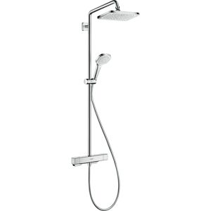 Hansgrohe Croma E Douchesysteem - Chroom, Thermostaat, 28cm Kop Hansgrohe Croma E Douchesysteem - Chroom, Thermostaat, 28cm Kop