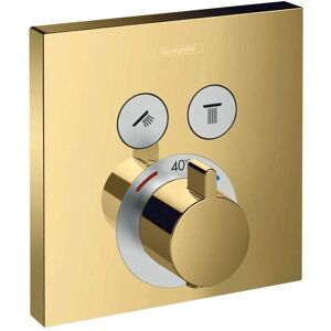 Hansgrohe 15763990 Gold Thermostat Shower Valve - Modern Design Hansgrohe 15763990 Gold Thermostat Shower Valve - Modern Design