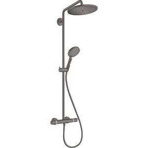 Hansgrohe Croma Select S Shower System - Brushed Black Chrome Hansgrohe Croma Select S Shower System - Brushed Black Chrome