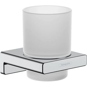 Hansgrohe AddStoris Bathroom Toothbrush Holder Tumbler Chrome Wall Mounted - Toothbrush Holder and Tumbler Hansgrohe AddStoris Bathroom Toothbrush Holder Tumbler Chrome Wall Mounted - Toothbrush Holder and Tumbler