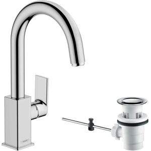 Hansgrohe Vernis Shape Bathroom Basin Mixer Tap - Chrome Hansgrohe Vernis Shape Bathroom Basin Mixer Tap - Chrome