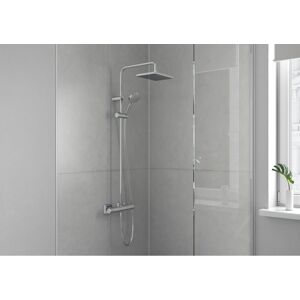 Hansgrohe Vernis Shape Showerpipe 230 - Shower System with Thermostat, Black Hansgrohe Vernis Shape Showerpipe 230 - Shower System with Thermostat, Black