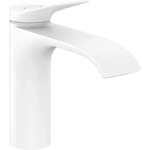 Hansgrohe Vivenis Armatur - 146mm Ausladung - Weiß Matt - Badarmatur Hansgrohe Vivenis Armatur - 146mm Ausladung - Weiß Matt - Badarmatur