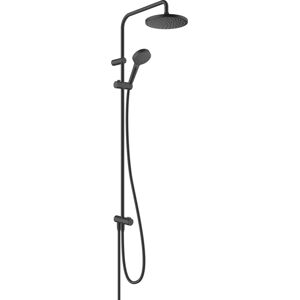 Hansgrohe Reno Shower System - Matte Black - 20cm - Water Saving Hansgrohe Reno Shower System - Matte Black - 20cm - Water Saving