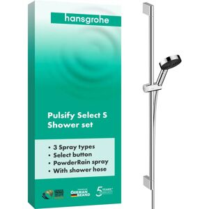 Hansgrohe Pulsify Select S Shower Set - 3 Spray Modes, 900mm Rail Hansgrohe Pulsify Select S Shower Set - 3 Spray Modes, 900mm Rail