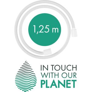 Hansgrohe White Matte Textile Shower Hose 1250mm - Shower Hose Hansgrohe White Matte Textile Shower Hose 1250mm - Shower Hose