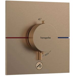 Hansgrohe ShowerSelect Comfort E Thermostat - Brushed Bronze - UP, 1 Outlet, eckige Rosette Hansgrohe ShowerSelect Comfort E Thermostat - Brushed Bronze - UP, 1 Outlet, eckige Rosette