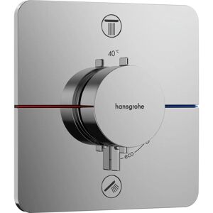 Hansgrohe ShowerSelect Thermostat - Support for 2 Consumers - Chrome Hansgrohe ShowerSelect Thermostat - Support for 2 Consumers - Chrome