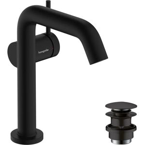 Hansgrohe Tecturis S 150mm Mattschwarze Einhebel-Waschtischarmatur - Wassersparend, CoolStart Hansgrohe Tecturis S 150mm Mattschwarze Einhebel-Waschtischarmatur - Wassersparend, CoolStart