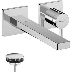 Hansgrohe Tecturis E Chromium Faucet - Wall Mount, 225mm Projection Hansgrohe Tecturis E Chromium Faucet - Wall Mount, 225mm Projection
