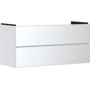 Hansgrohe Xevolos E Dulap suspendat pentru lavoar - Alb mat / Alb metalic / Bej cu aspect nisipiu - 1180x475x555mm Hansgrohe Xevolos E Dulap suspendat pentru lavoar - Alb mat / Alb metalic / Bej cu aspect nisipiu - 1180x475x555mm