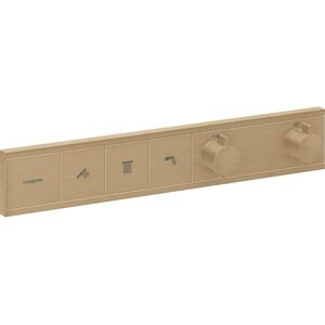 Hansgrohe RainSelect Termostat - Montaj pe Perete - Bronză Periată - 3 Funcții Hansgrohe RainSelect Termostat - Montaj pe Perete - Bronză Periată - 3 Funcții
