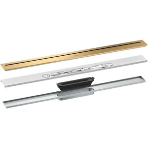 HANS GROHE AXOR Abfluss Komplettset - Gebürstetes Gold - Ablaufrinne HANS GROHE AXOR Abfluss Komplettset - Gebürstetes Gold - Ablaufrinne