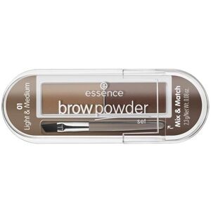 Ensemble de poudre pour sourcils Essence - Clair et Moyen - Poudre à sourcils - Publicité Ensemble de poudre pour sourcils Essence - Clair et Moyen - Poudre à sourcils - Publicité