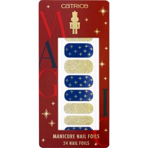 Catrice Magic Christmas Story nail stickers - 24 pcs, Blue, Gold, Manicure Foil Catrice Magic Christmas Story nail stickers - 24 pcs, Blue, Gold, Manicure Foil