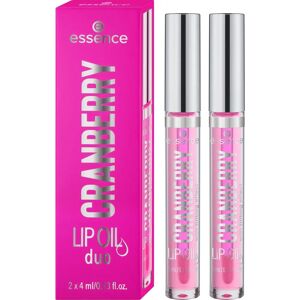 essence - Cranberry Lip Oil Duo - 4 ml - 2 stuks - Lip Oil essence - Cranberry Lip Oil Duo - 4 ml - 2 stuks - Lip Oil