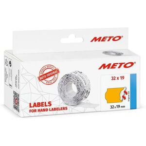 METO Model 30007362 - Orange Fluorescent Price Label - 2 Lines METO Model 30007362 - Orange Fluorescent Price Label - 2 Lines