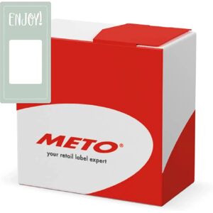 METO Förslutningsetiketter - Enjoy! Grön 50x100mm 500 st METO Förslutningsetiketter - Enjoy! Grön 50x100mm 500 st