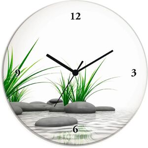 ARTLAND - ARTLAND 3 D Steine - Weiß - Quartz - Wanduhr ARTLAND - ARTLAND 3 D Steine - Weiß - Quartz - Wanduhr