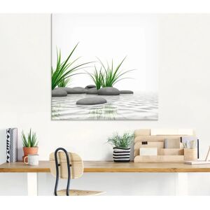 ARTLAND 3D Steine Wandkunst - Zen, 80x60 cm, Weiß ARTLAND 3D Steine Wandkunst - Zen, 80x60 cm, Weiß