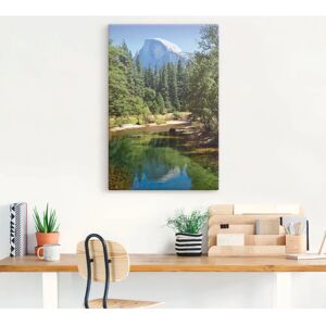 ARTLAND Yosemite Valley Half Dome River of Mercy Grünes Wandbild - Wandkunst ARTLAND Yosemite Valley Half Dome River of Mercy Grünes Wandbild - Wandkunst