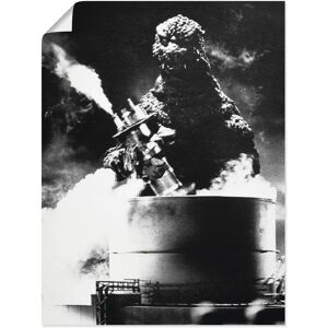 ARTLAND - Godzilla III - Schwarz - 45x60 cm - Wall Art ARTLAND - Godzilla III - Schwarz - 45x60 cm - Wall Art
