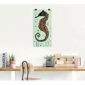 ARTLAND - Seepferdchen Textur - 30x60 cm - Wall art ARTLAND - Seepferdchen Textur - 30x60 cm - Wall art