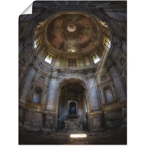 ARTLAND - Lost Place - marode Kirche verlassen - 30x40 cm - grau - Wall art ARTLAND - Lost Place - marode Kirche verlassen - 30x40 cm - grau - Wall art