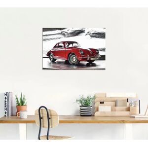 ARTLAND Porsche 356 Wandbild - Klassischer Wagen - 30x20cm - Rot ARTLAND Porsche 356 Wandbild - Klassischer Wagen - 30x20cm - Rot