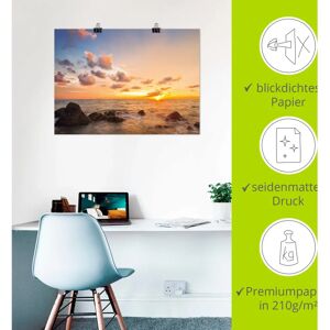 ARTLAND - Sonnenuntergang - 40x30 cm - Braun - Wall art ARTLAND - Sonnenuntergang - 40x30 cm - Braun - Wall art