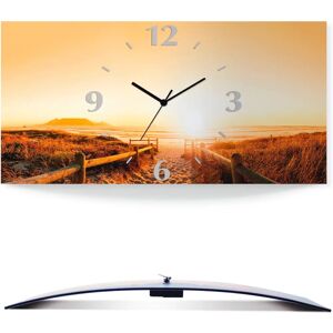 ARTLAND - Sonnenuntergang Panorama Strand - Wanduhr ARTLAND - Sonnenuntergang Panorama Strand - Wanduhr