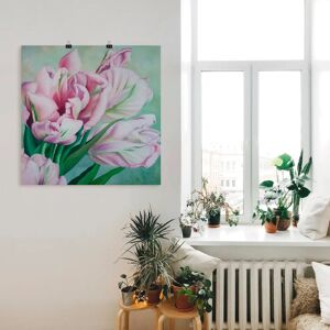 ARTLAND - Tulpen - 50x50 cm - Grün - Wall art ARTLAND - Tulpen - 50x50 cm - Grün - Wall art