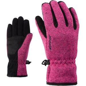 Ziener Limagios Finger Gloves - Kids Pink Handwear Ziener Limagios Finger Gloves - Kids Pink Handwear