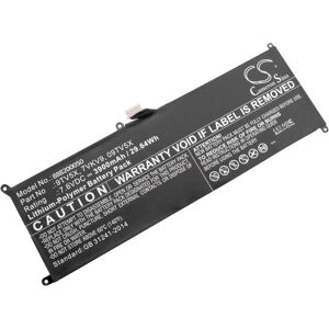 Vhbw Dell Xps 12-9250 D4605tb Battery - High Capacity Lithium Polymer Vhbw Dell Xps 12-9250 D4605tb Battery - High Capacity Lithium Polymer